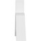 Ekena Millwork Archdale Architectural Grade PVC Gable Bracket, 72"W x 18"H x 4"D x 6"F, 6/12 Pitch GBP072X18X0406ARC00 - alternate 5
